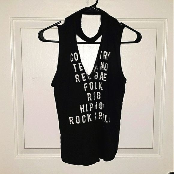 Express Black/White Top, Size XSmall - Picture 1 of 4